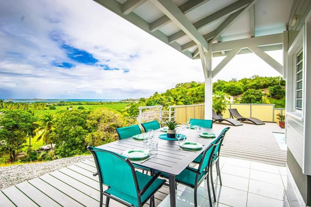 Magnifique Villa Piscine, Vue Mer, 8 Km Plages Le François Extérieur photo